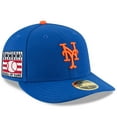thumbnail image 1 of Men's New Era Royal New York Mets National Baseball Hall of Fame Low Profile 59FIFTY Fitted Hat, 1 of 5