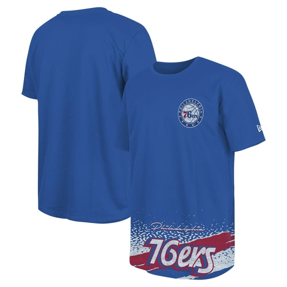 Men's New Era Royal Philadelphia 76ers Sport Classic T-Shirt
