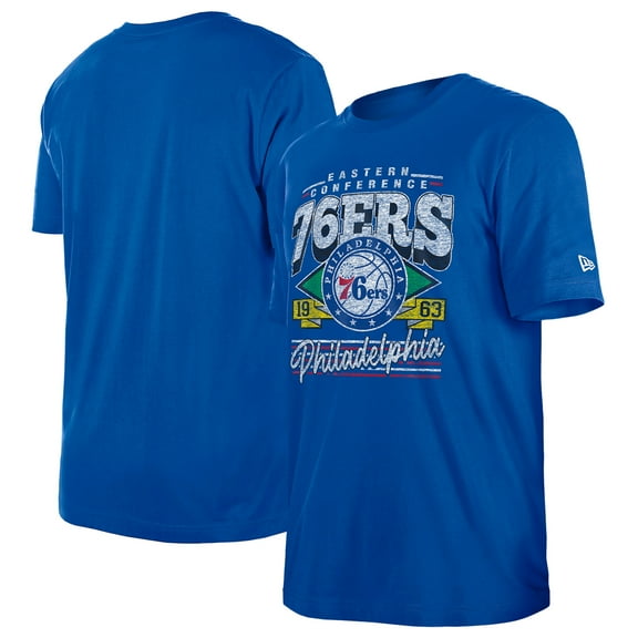 Men's New Era Royal Philadelphia 76ers Sport Classics T-Shirt