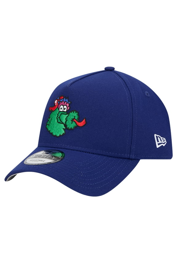 Men's New Era Royal Philadelphia Phillies Phanatic 9FORTY A-Frame Adjustable Hat