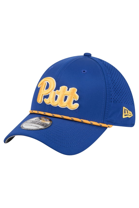 Men's New Era Royal Pitt Panthers Rope 39THIRTY Flex Hat