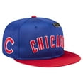 thumbnail image 1 of Men's New Era Royal/Red Chicago Cubs Satin 59FIFTY Fitted Hat, 1 of 6