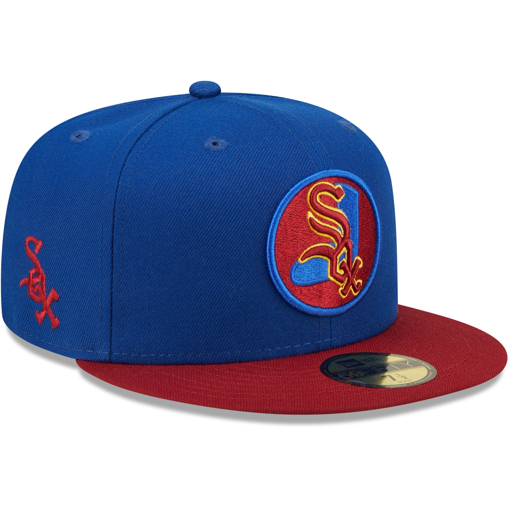 Men's New Era Royal/Red Chicago White Sox Alternate Logo Primary Jewel