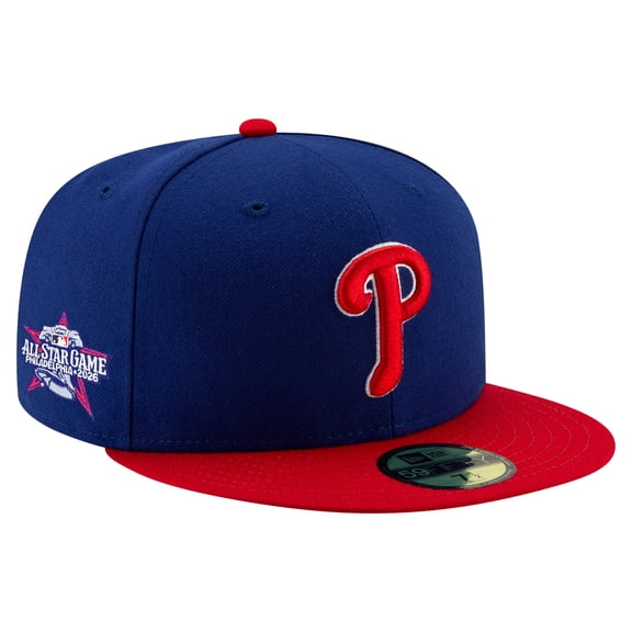 Men's New Era Royal/Red Philadelphia Phillies 2026 All-Star Game Authentic Collection Side Patch 59FIFTY Fitted Hat