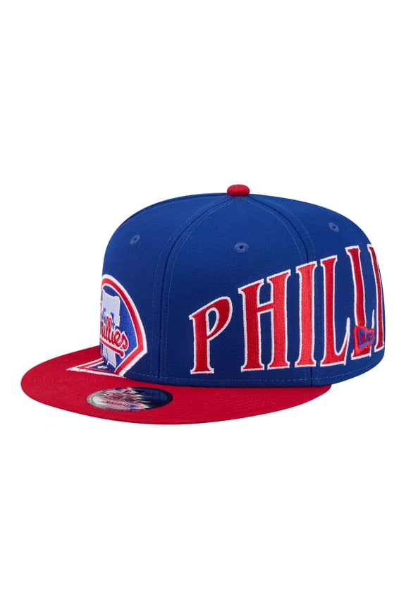 Men's New Era Royal/Red Philadelphia Phillies Stretched Two-Tone 9FIFTY Adjustable Hat