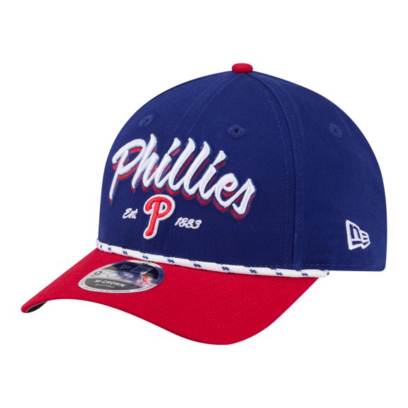 Men's New Era Royal/Red Philadelphia Phillies Team Loyal 9FORTY M-Crown Adjustable Hat