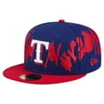 thumbnail image 1 of Men's New Era Royal/Red Texas Rangers Retro Pattern 59FIFTY Fitted Hat, 1 of 6