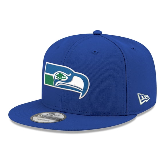 Men's New Era  Royal Seattle Seahawks 9FIFTY Snapback Hat