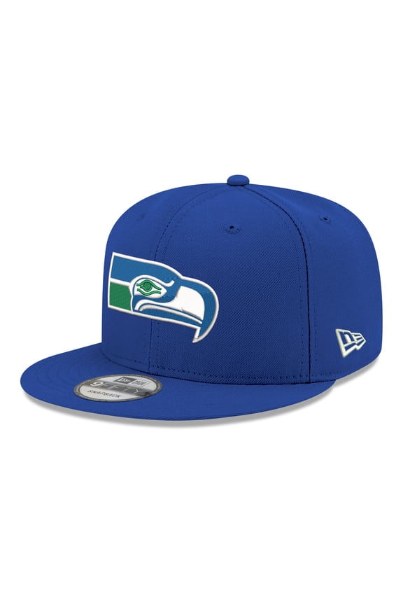 Men's New Era Royal Seattle Seahawks 9FIFTY Snapback Hat