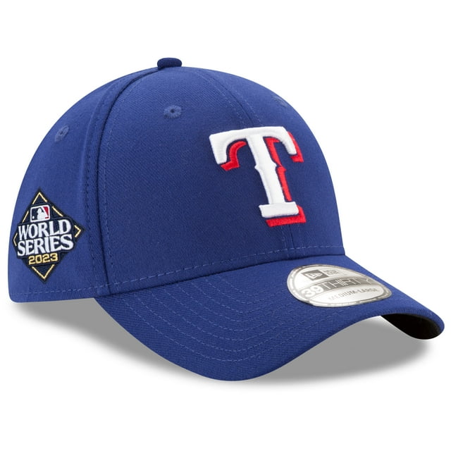 Men's New Era Royal Texas Rangers 2023 World Series Side Patch 39THIRTY
