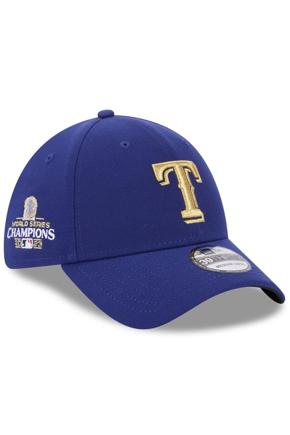 Men's New Era Royal Texas Rangers 2024 Gold Collection 39THIRTY Flex Hat