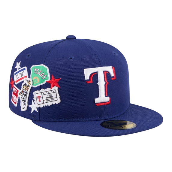 Men's New Era Royal Texas Rangers City Patch 59FIFTY Fitted Hat