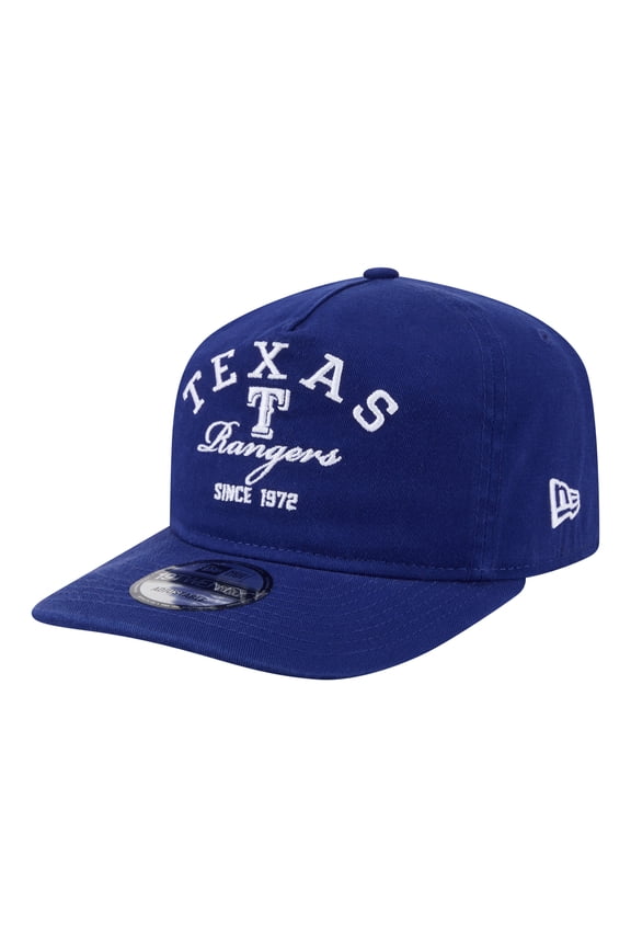 Men's New Era Royal Texas Rangers Stacked 19TWENTY Adjustable Hat