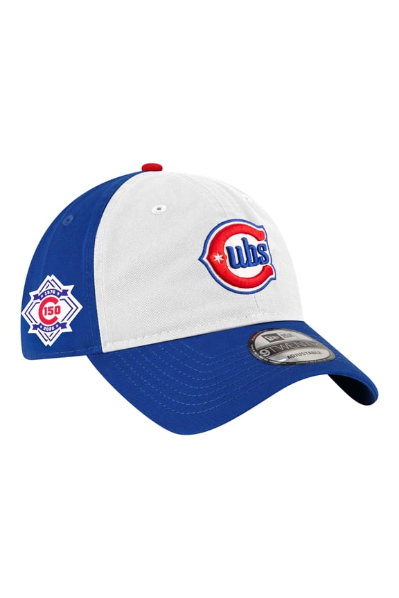 Men's New Era Royal/White Chicago Cubs 150th Anniversary Casual Classic Adjustable Hat