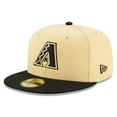 thumbnail image 1 of Men's New Era Sand/Black Arizona Diamondbacks 2021 City Connect 59FIFTY Fitted Hat, 1 of 5