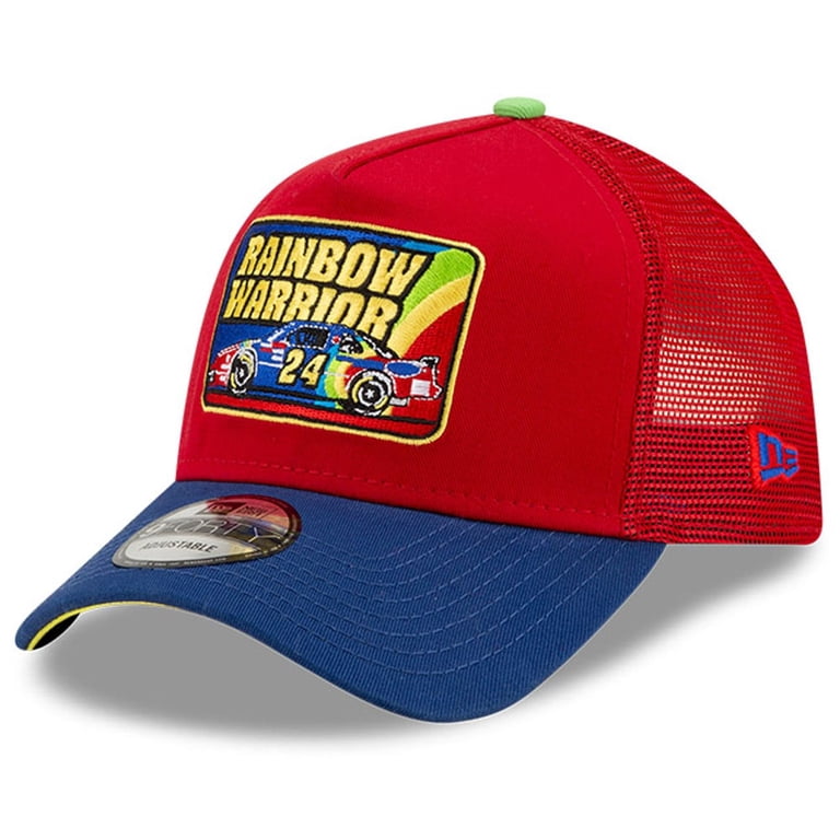Men's New Era Scarlet/Blue Jeff Gordon Legends 9FORTY A-Frame