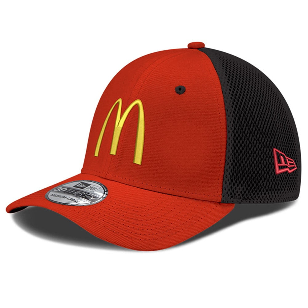 Men s New Era Scarlet Bubba Wallace McDonald s NEO 39THIRTY Flex