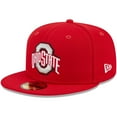 thumbnail image 1 of Men's New Era Scarlet Ohio State Buckeyes 59FIFTY Fitted Hat, 1 of 6