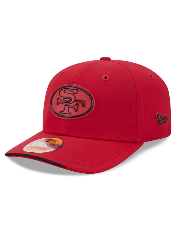 Men's New Era Scarlet San Francisco 49ers 2026 Sideline Throwback 9SEVENTY Adjustable Hat