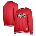 thumbnail image 1 of Men's New Era Scarlet San Francisco 49ers Big & Tall Pullover Sweatshirt, 1 of 3