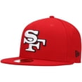 thumbnail image 1 of Men's New Era Scarlet San Francisco 49ers Elemental 59FIFTY Fitted Hat, 1 of 5