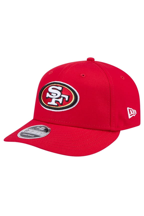 Men's New Era Scarlet San Francisco 49ers Main Low Profile 9FIFTY Snapback Hat