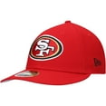 thumbnail image 1 of Men's New Era Scarlet San Francisco 49ers Omaha Low Profile 59FIFTY Fitted Hat, 1 of 5