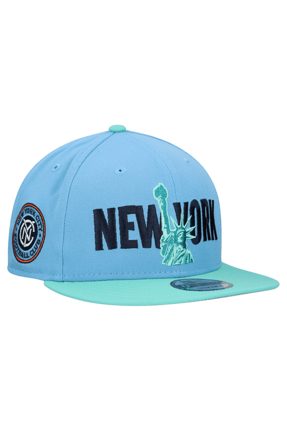 Men's New Era Sky Blue New York City FC 9FIFTY Snapback Hat