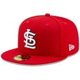 thumbnail image 1 of Men's New Era St. Louis Cardinals Red On-Field Authentic Collection 59FIFTY Fitted Hat, 1 of 5