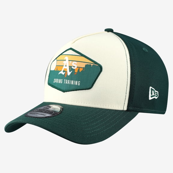 Men's New Era Stone Athletics 2026 Spring Training Fan Pack Gradient 39THIRTY Flex Hat
