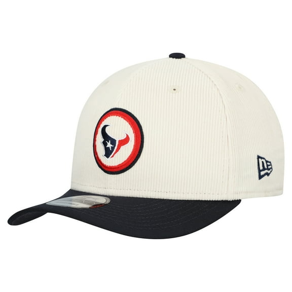 Men's New Era  Stone Houston Texans  Loyal Corduroy 9SEVENTY Adjustable Hat