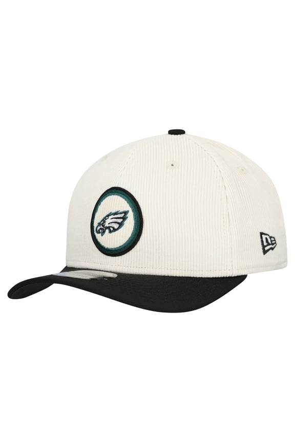 Men's New Era Stone Philadelphia Eagles Loyal Corduroy 9SEVENTY Adjustable Hat