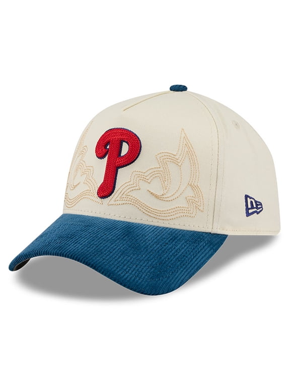 Men's New Era Stone Philadelphia Phillies Western Stitch 9FORTY A-Frame Adjustable Hat