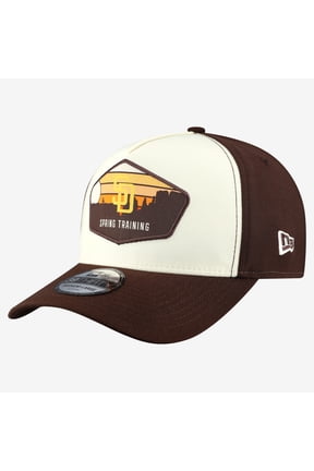 Men's New Era Stone San Diego Padres 2026 Spring Training Fan Pack Gradient 39THIRTY Flex Hat