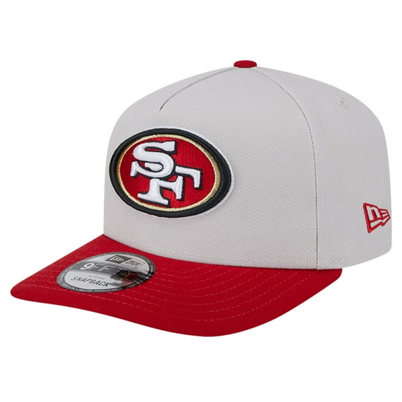 Men's New Era Stone San Francisco 49ers Decent 9FIFTY A-Frame Snapback Hat
