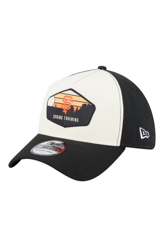 Men's New Era Stone San Francisco Giants 2026 Spring Training Fan Pack Gradient 39THIRTY Flex Hat