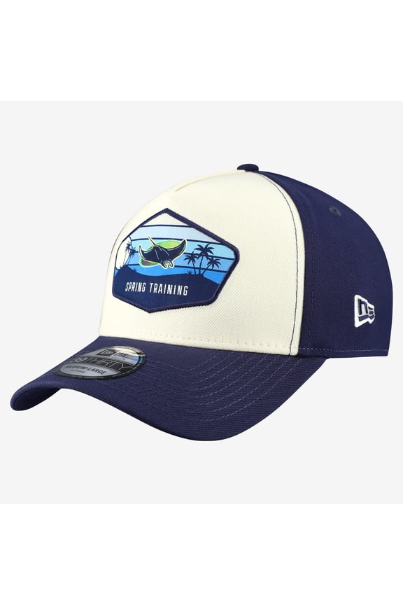 Men's New Era Stone Tampa Bay Rays 2026 Spring Training Fan Pack Gradient 39THIRTY Flex Hat