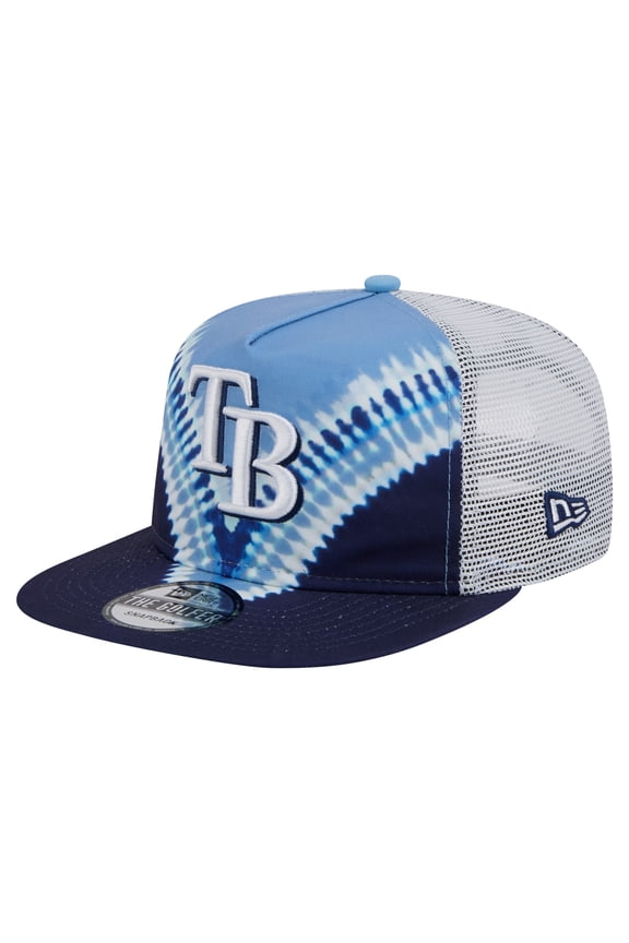Men's New Era Tampa Bay Rays Tie-Dye Golfer Trucker Adjustable Hat