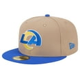 thumbnail image 1 of Men's New Era Tan Los Angeles Rams   Logo Main 59FIFTY Fitted Hat, 1 of 6