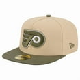 thumbnail image 1 of Men's New Era  Tan/Olive Philadelphia Flyers Color Pack Two-Tone 59FIFTY A-Frame Fitted Hat, 1 of 5