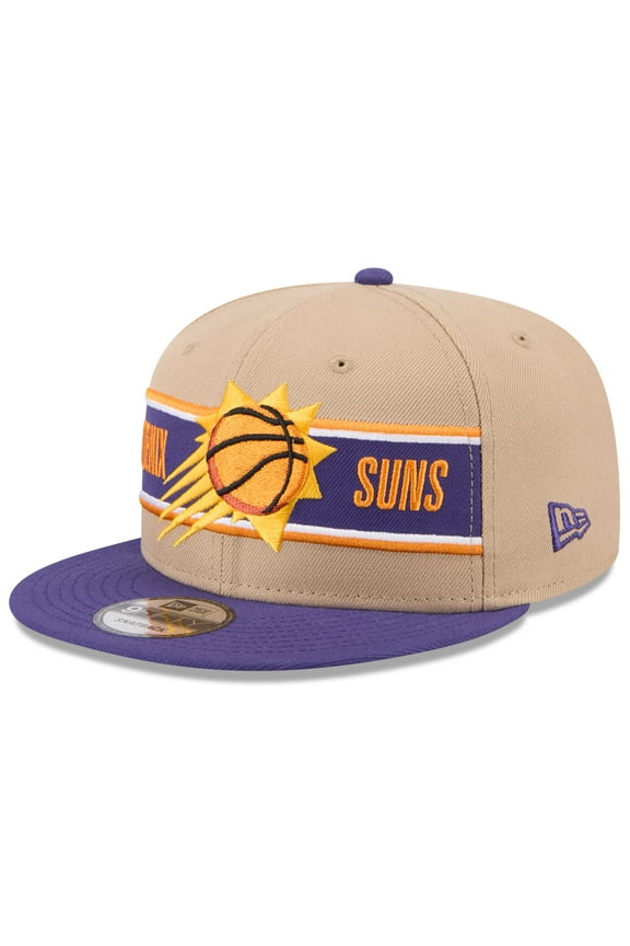 Men's New Era Tan/Purple Phoenix Suns 2024 NBA Draft 9FIFTY Snapback Hat