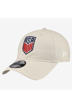 Men's New Era Tan USMNT Primary 9TWENTY Adjustable Hat
