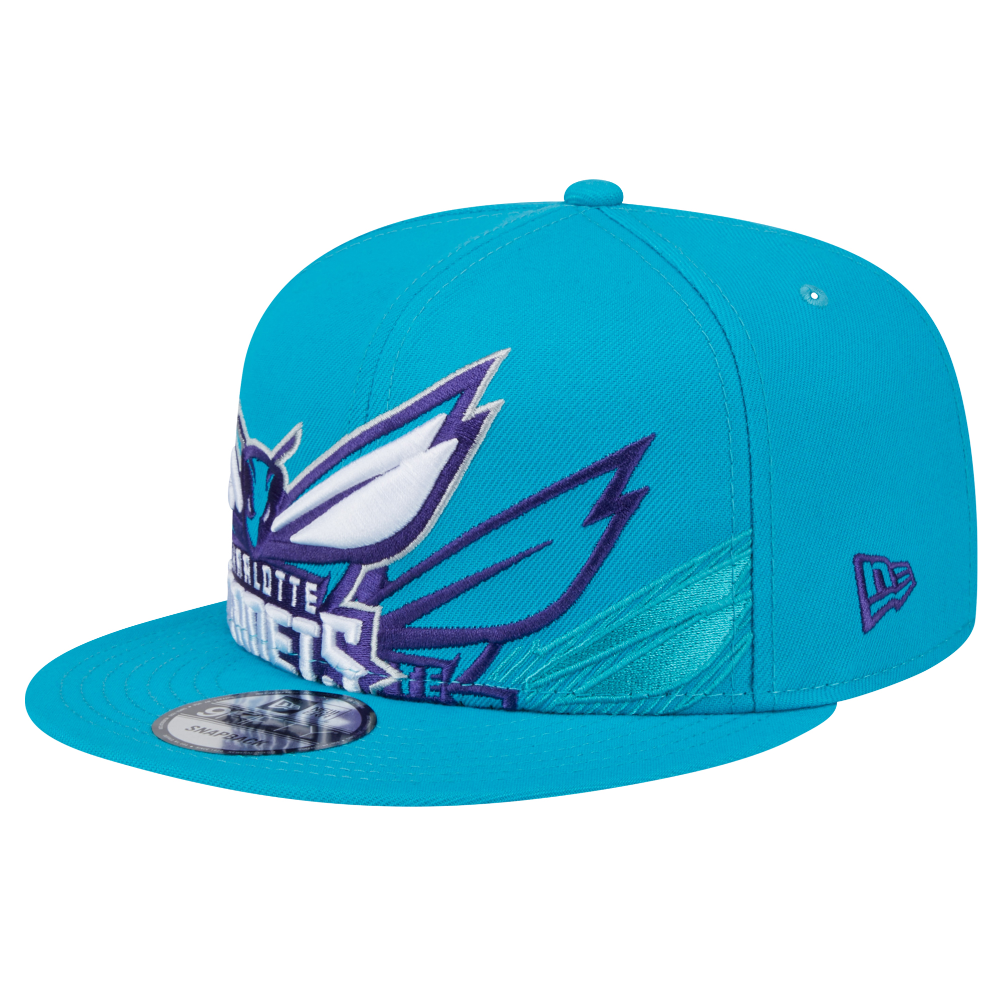Men's New Era Teal Charlotte Sport Night Team Shadow 9FIFTY Snapback Hat