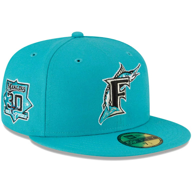 Men's New Era Teal Florida Marlins Cooperstown Collection Turn Back The  Clock 59FIFTY Fitted Hat 