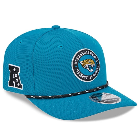 Men's New Era Teal Jacksonville Jaguars 2024 Sideline 9SEVENTY Stretch-Snap Hat