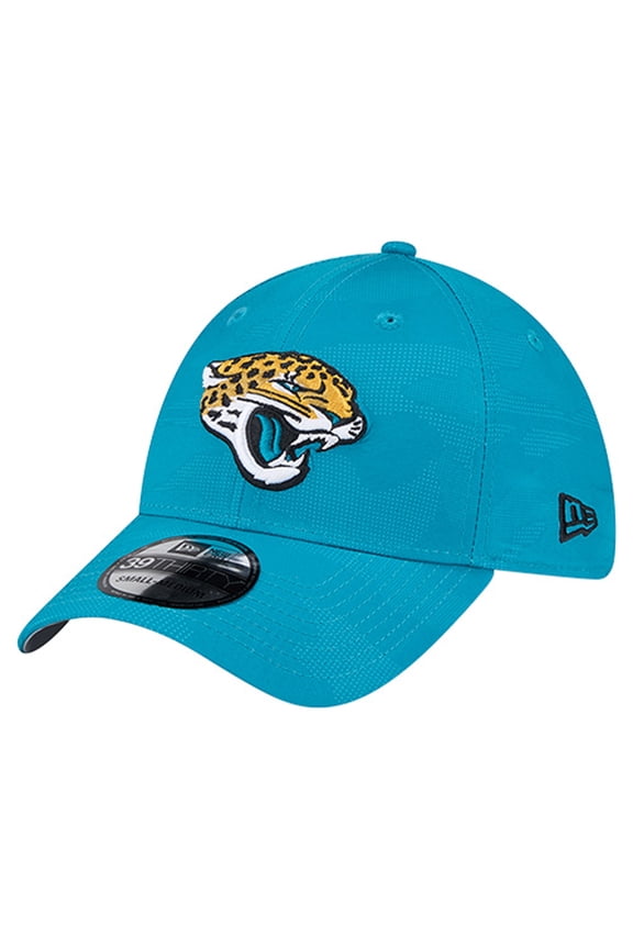 Men's New Era Teal Jacksonville Jaguars Tonal Camo 39THIRTY Stretch Fit Hat