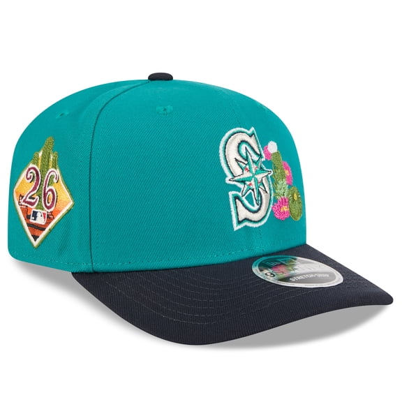Men's New Era Teal/Navy Seattle Mariners 2026 Spring Training 9SEVENTY Adjustable Hat