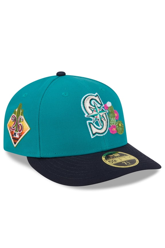 Men's New Era Teal/Navy Seattle Mariners 2026 Spring Training Low Profile 59FIFTY Fitted Hat