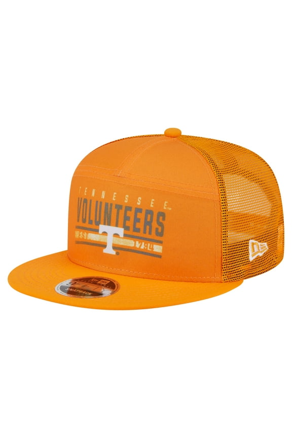 Men's New Era Tennessee Orange Tennessee Volunteers Split Panel 9FIFTY Snapback Trucker Hat