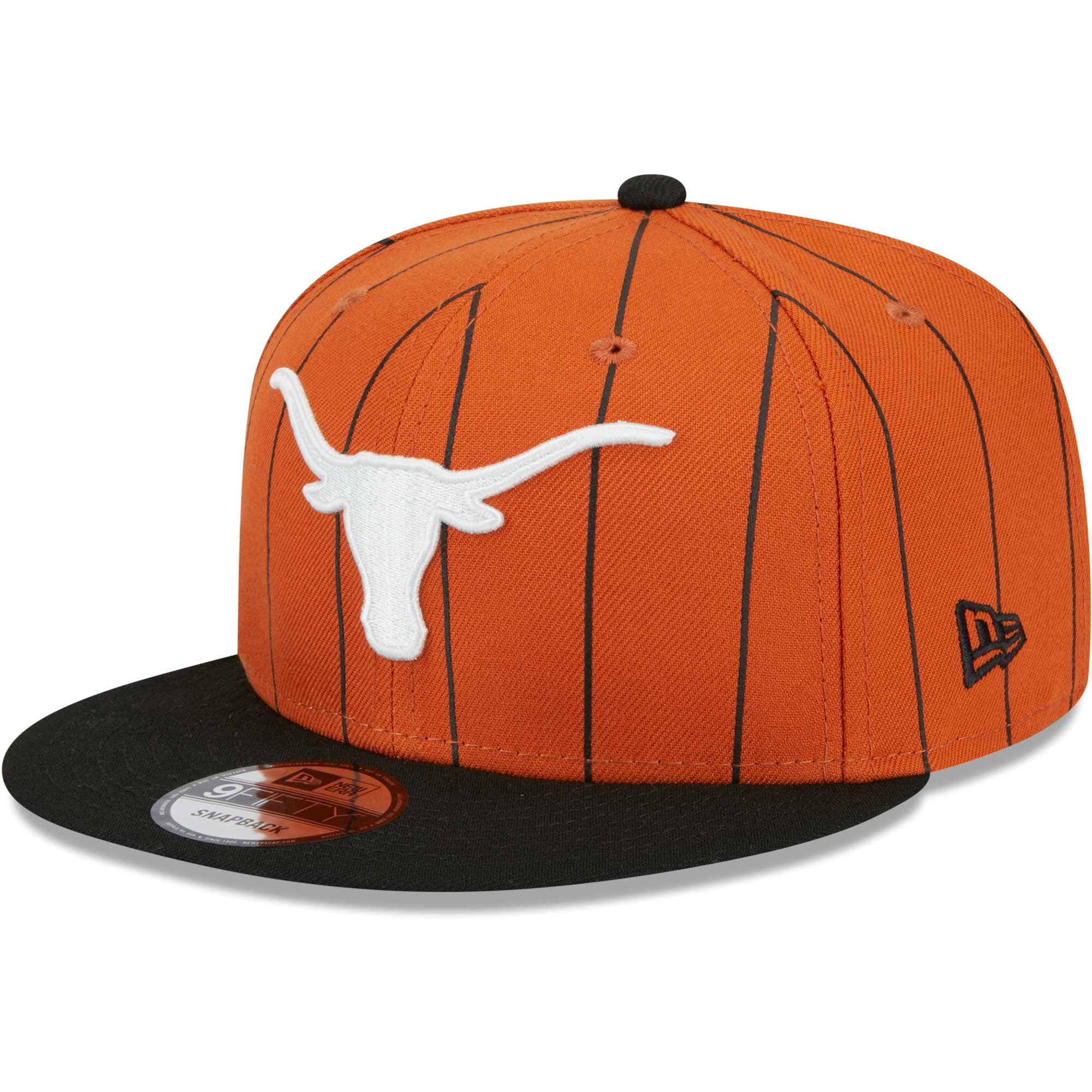 Men s New Era Texas Orange Black Texas Longhorns Vintage 9FIFTY